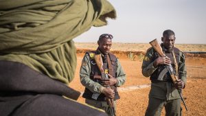 Daily life of french soldiers of Barkhane military operation in Mali (Africa) launch against terrorism in the area.